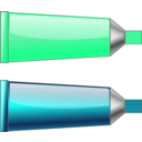 download Color Tube Blue Purple clipart image with 270 hue color