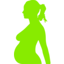 download Pregnancy Silhouet clipart image with 135 hue color