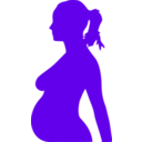 download Pregnancy Silhouet clipart image with 315 hue color