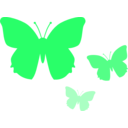 download Butterflies clipart image with 90 hue color