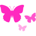 download Butterflies clipart image with 270 hue color