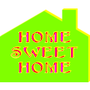 download Home Seet Home clipart image with 180 hue color
