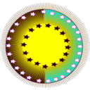 download Sunstar2 clipart image with 0 hue color
