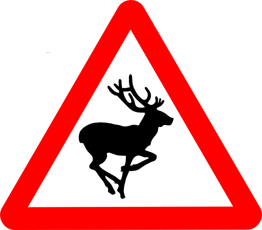 Roadsign Bambi