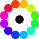 download Colorful Dodecagons clipart image with 45 hue color