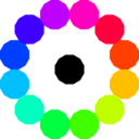 download Colorful Dodecagons clipart image with 315 hue color