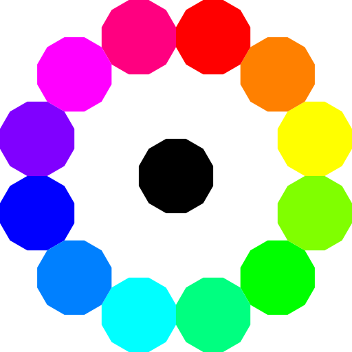 Colorful Dodecagons