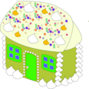 download Sweet House clipart image with 45 hue color
