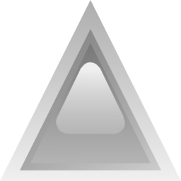 Led Triangular Grey