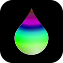 download Rainbow Drop clipart image with 90 hue color