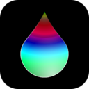 download Rainbow Drop clipart image with 135 hue color