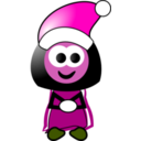 download Christmas Girl clipart image with 315 hue color