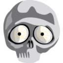 download Skull clipart image with 45 hue color