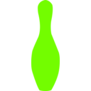download Bowling Pin Yellow clipart image with 45 hue color