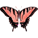 download Papilio Glaucus clipart image with 315 hue color