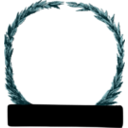 download Peace Wreath Green clipart image with 90 hue color