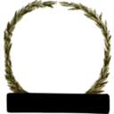 download Peace Wreath Green clipart image with 315 hue color