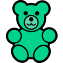 download Teddy Bear Icon clipart image with 135 hue color