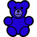 download Teddy Bear Icon clipart image with 225 hue color