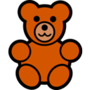 download Teddy Bear Icon clipart image with 0 hue color