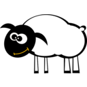 download Sheep clipart image with 45 hue color