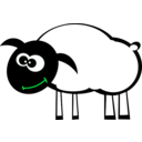 download Sheep clipart image with 135 hue color