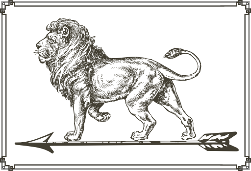 Lion On Arrow