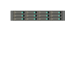 download Sata Disk Array clipart image with 180 hue color