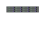 download Sata Disk Array clipart image with 270 hue color