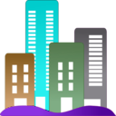 download Real Estate Art clipart image with 180 hue color