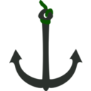 download Anchor clipart image with 90 hue color