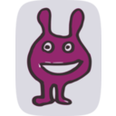 download Happy Monster clipart image with 180 hue color