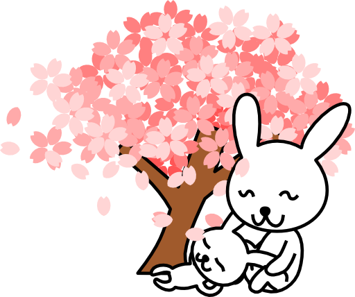 Cherry Blossoms Rabbit