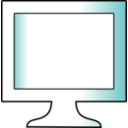 download Lcd Monitor clipart image with 0 hue color