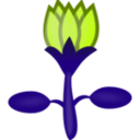 download Lotus clipart image with 135 hue color