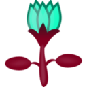 download Lotus clipart image with 225 hue color