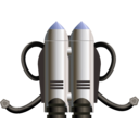 download Individual Jet Pack clipart image with 180 hue color