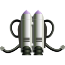 download Individual Jet Pack clipart image with 225 hue color
