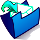 download Folder Inbox clipart image with 135 hue color