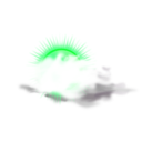 download Weather Icon Cloudy clipart image with 90 hue color