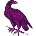 download Golden Eagle clipart image with 270 hue color