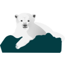 download Knut The Polar Bear clipart image with 135 hue color
