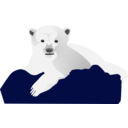 download Knut The Polar Bear clipart image with 180 hue color