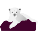 download Knut The Polar Bear clipart image with 270 hue color