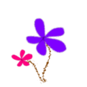 download Flowers Yellow And Red clipart image with 270 hue color