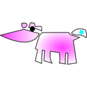 download Cow And Star clipart image with 180 hue color
