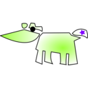 download Cow And Star clipart image with 270 hue color