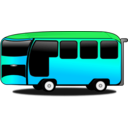 download Bus Cartoon clipart image with 135 hue color