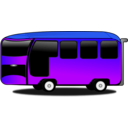 download Bus Cartoon clipart image with 225 hue color