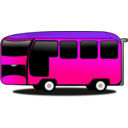 download Bus Cartoon clipart image with 270 hue color